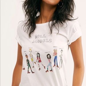 Free People Roll Models Tee Shirt